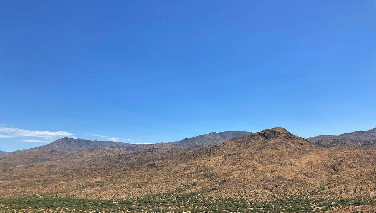 Superstition Mountains east of Mesa, Arizona